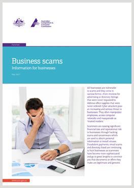 Business scams factsheet